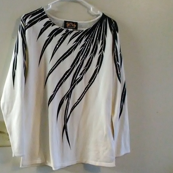 Bob Moche Wearable Art Tops - Bob Moche Women's Blouse Size Small